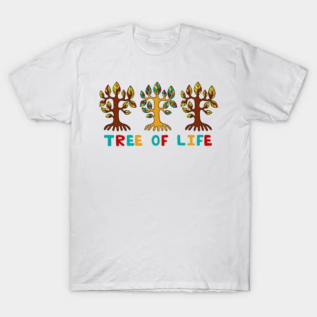 Tree of life trio T-Shirt by Frenzy Fox